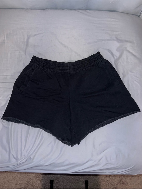 aerie Pants - Offline by Aerie Black Sweat Shorts Size Large